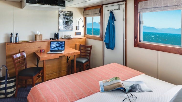 Category 3 cabin aboard National Geographic Sea Bird & Sea Lion.  Photo by:  Marco Rizza