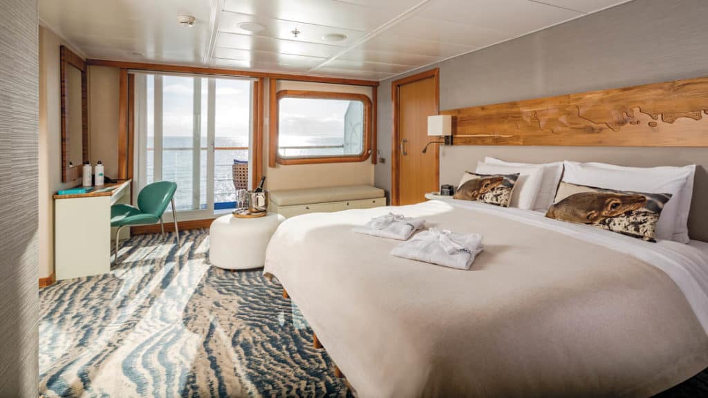 Balcony Suite Plus Suite aboard Galapagos Legend