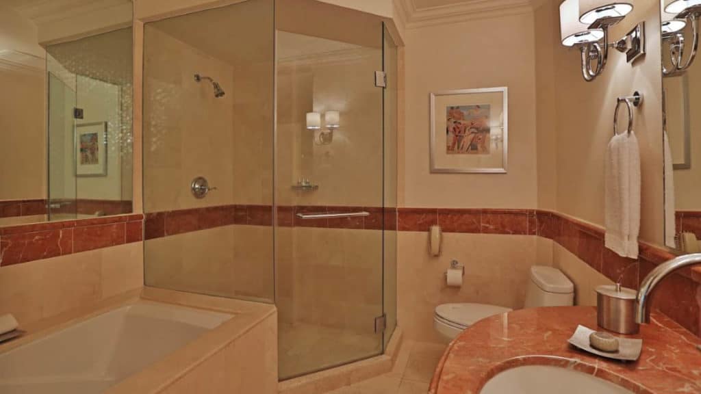 Deluxe Room Bathroom at Bristol Panama Hotel
