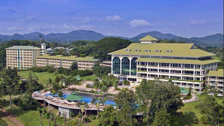 Exterior view of Gamboa Rainforest Resort in Panama