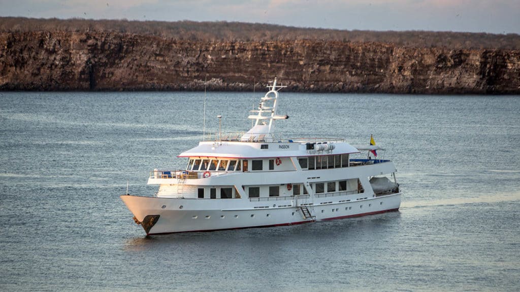 WildAid's Passion cruising in the Galapagos.