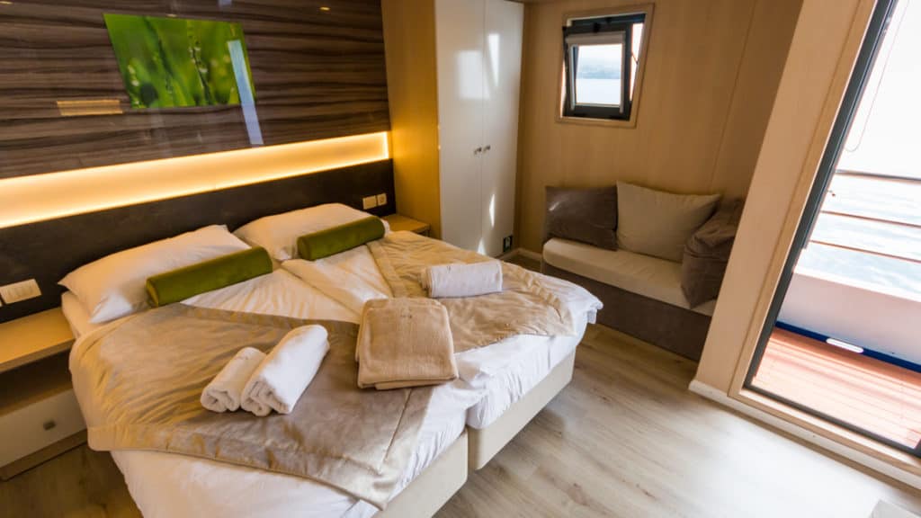 VIP Upper Deck cabin aboard Infinity