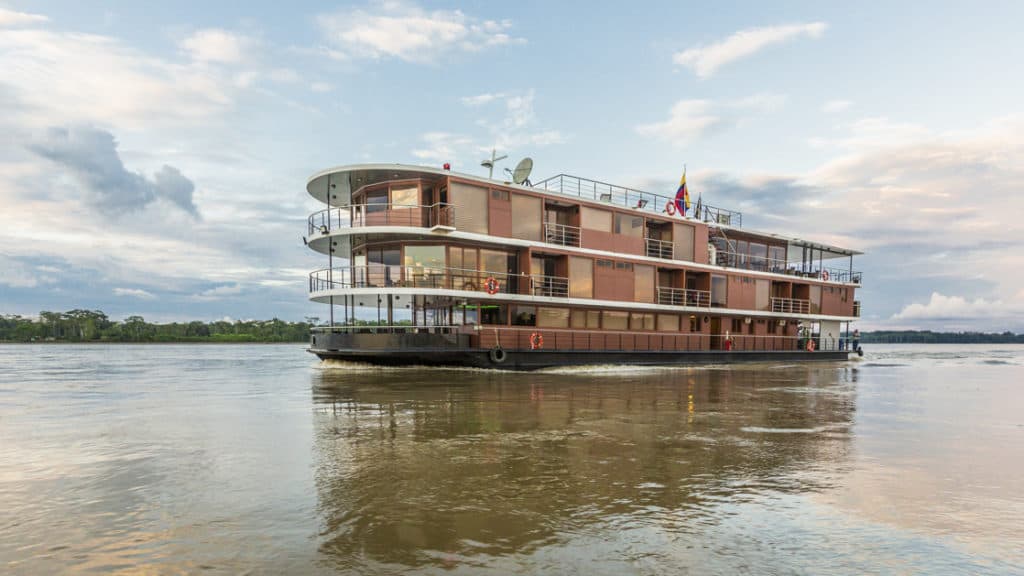 Manatee Amazon Explorer small ship cruise on the Amazon River.