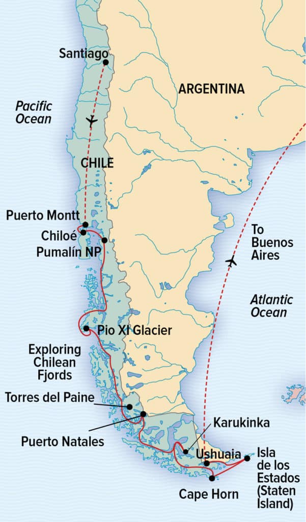 National Geographic Epic Patagonia Cruise | AdventureSmith Explorations
