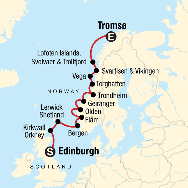 Norwegian Fjords Aboard Expedition Scotland Norway Cruise