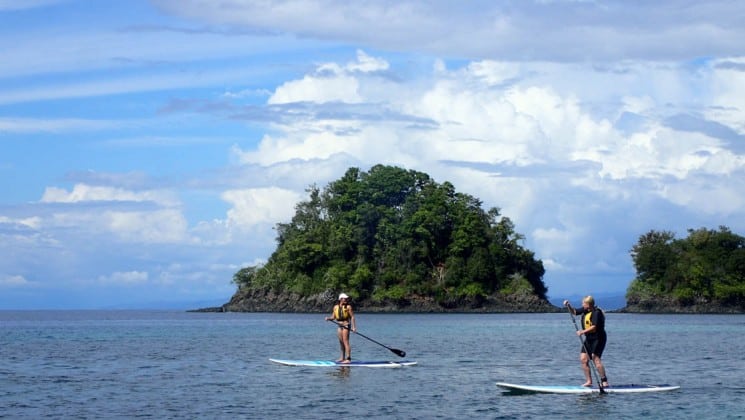 Romantic kayak excursion from a small ship cruise in Costa Rica and the Panama Canal. 