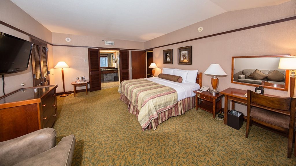 Bedroom of Royal Suite at Hotel Alyeska